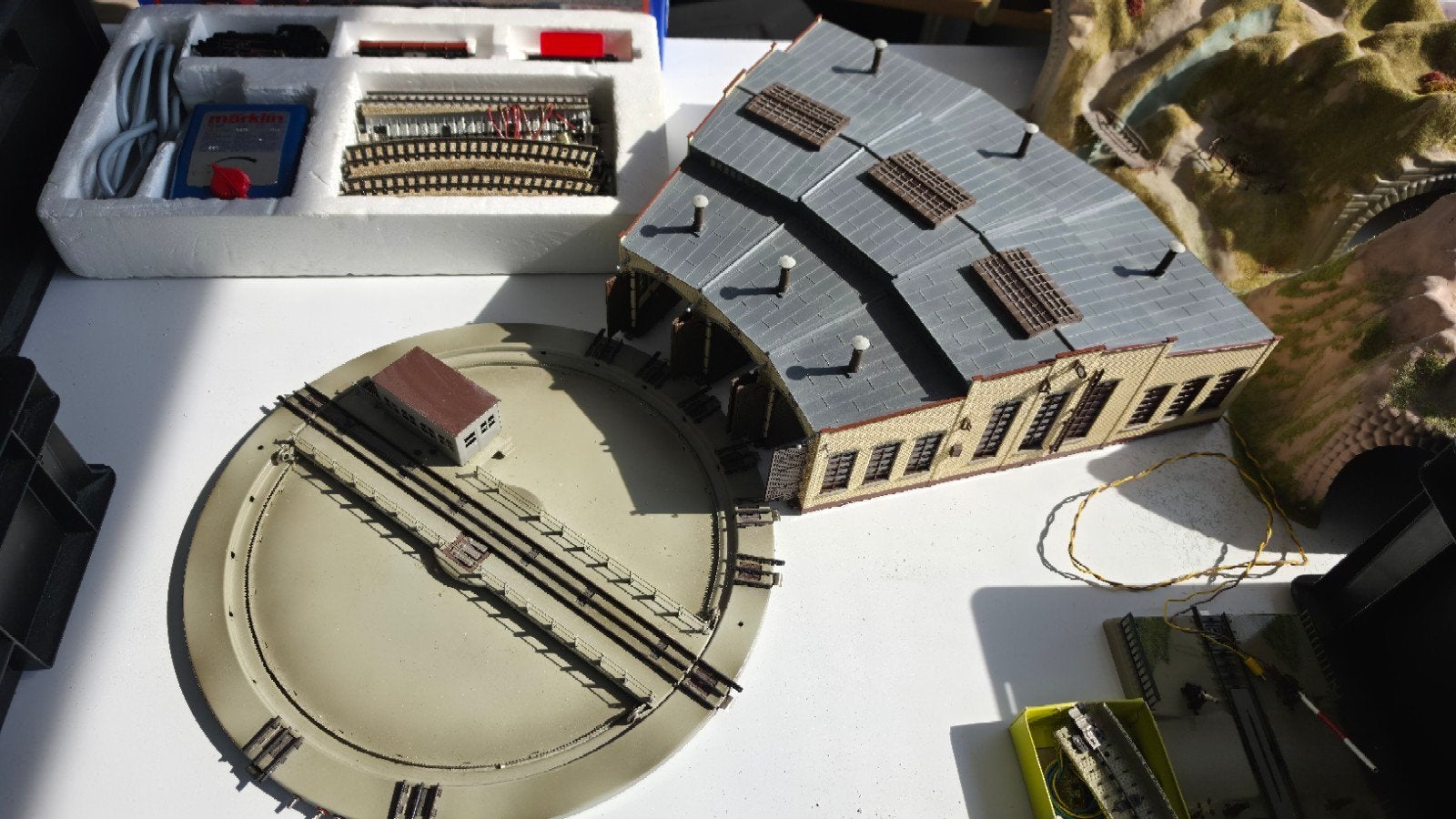 Märklin H0 Treinset met rangeerschijf en lokloods, Hobby en Vrije tijd, Modeltreinen | H0, Wisselstroom, Ophalen of Verzenden