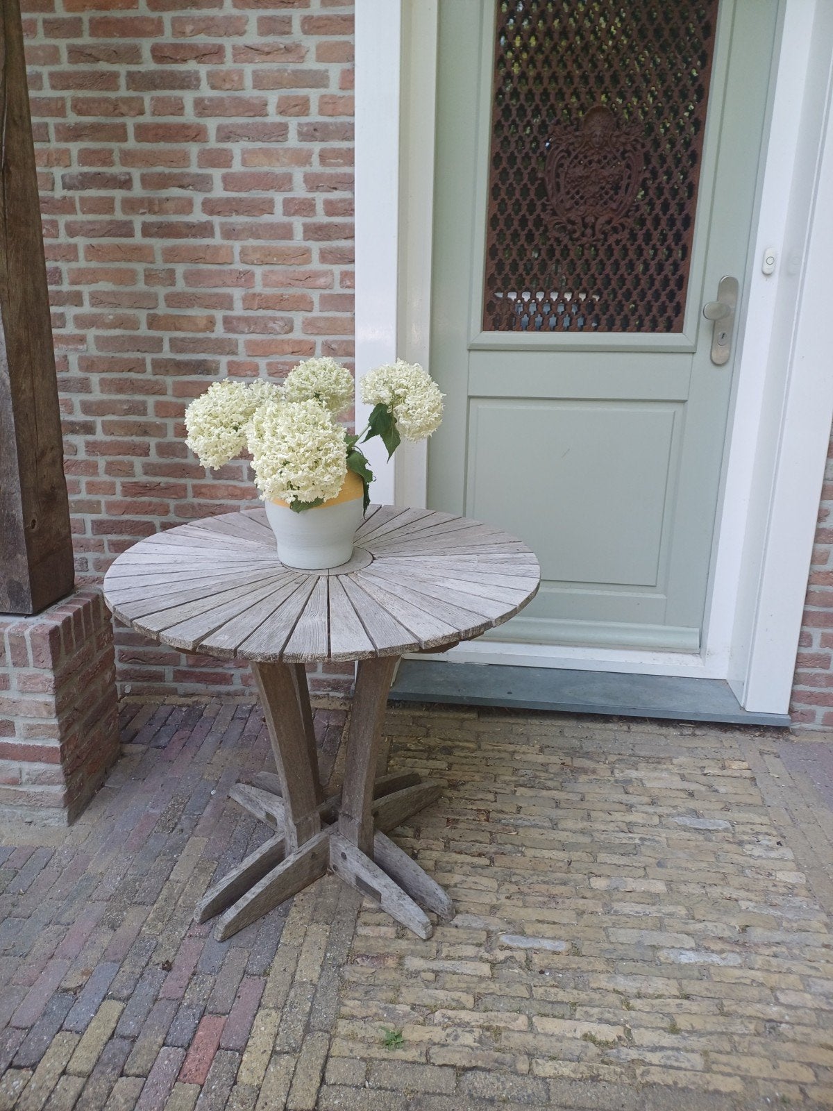 Teakhouten tafel intratuin, Ophalen, Rechthoekig, Teakhout