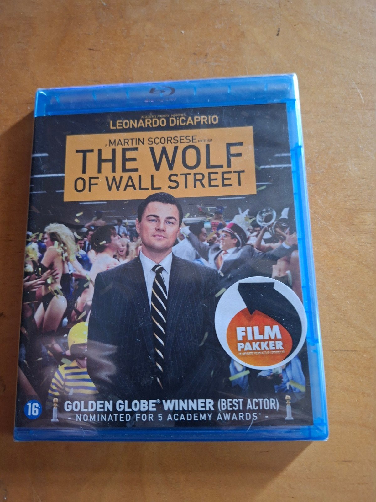 The Wolf of Wall Street Blu-ray - Nieuw in verpakking, Engels, Vanaf 16 jaar, Nederlands, Film