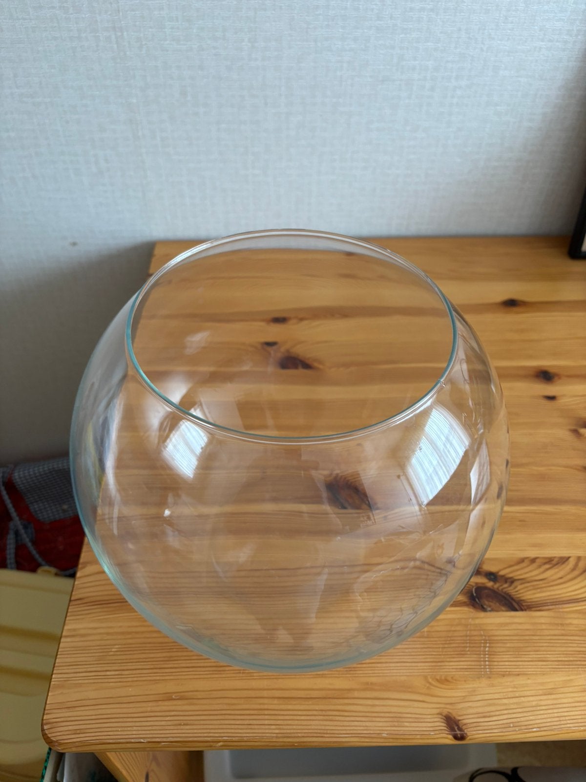 Ronde glazen (vissen)kom, Ophalen, Zo goed als nieuw