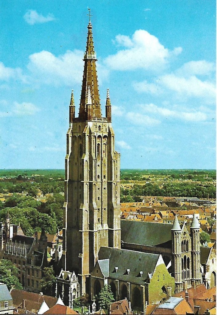 Brugge- -O.L.Vrouwekerk., Ophalen of Verzenden, 1980 tot heden, Ongelopen, België en Luxemburg