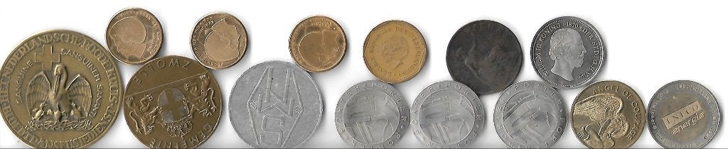 Jo Kavel penningen zie scans, Ophalen of Verzenden, Postfris