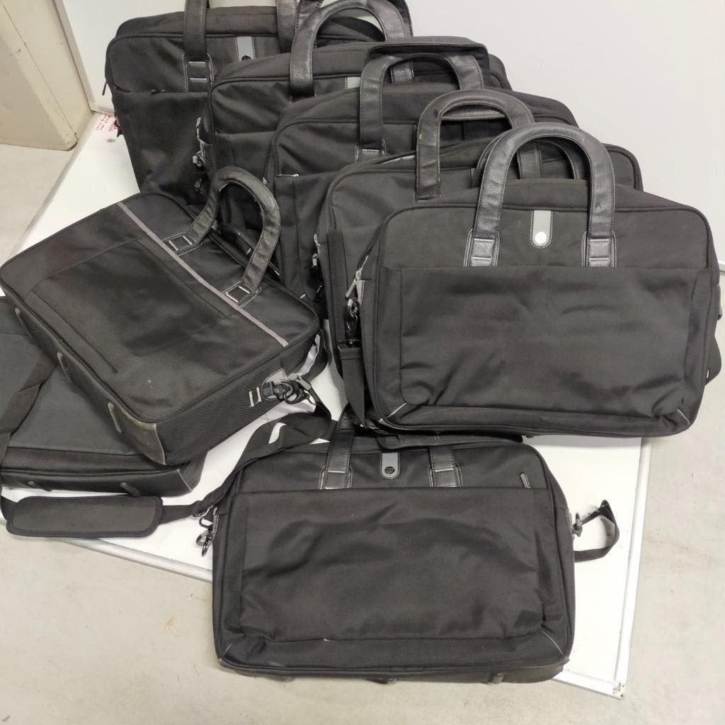 partij van 12 HP laptoptassen zwart 43x48x8.5 cm hxbxd, Computers en Software, Ophalen, 17 inch of meer, Gebruikt, Aktetas