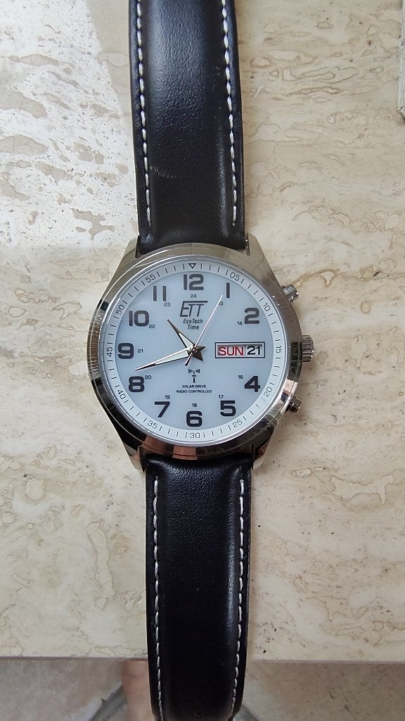 Horloge, Overige merken, Leer, Staal, Polshorloge