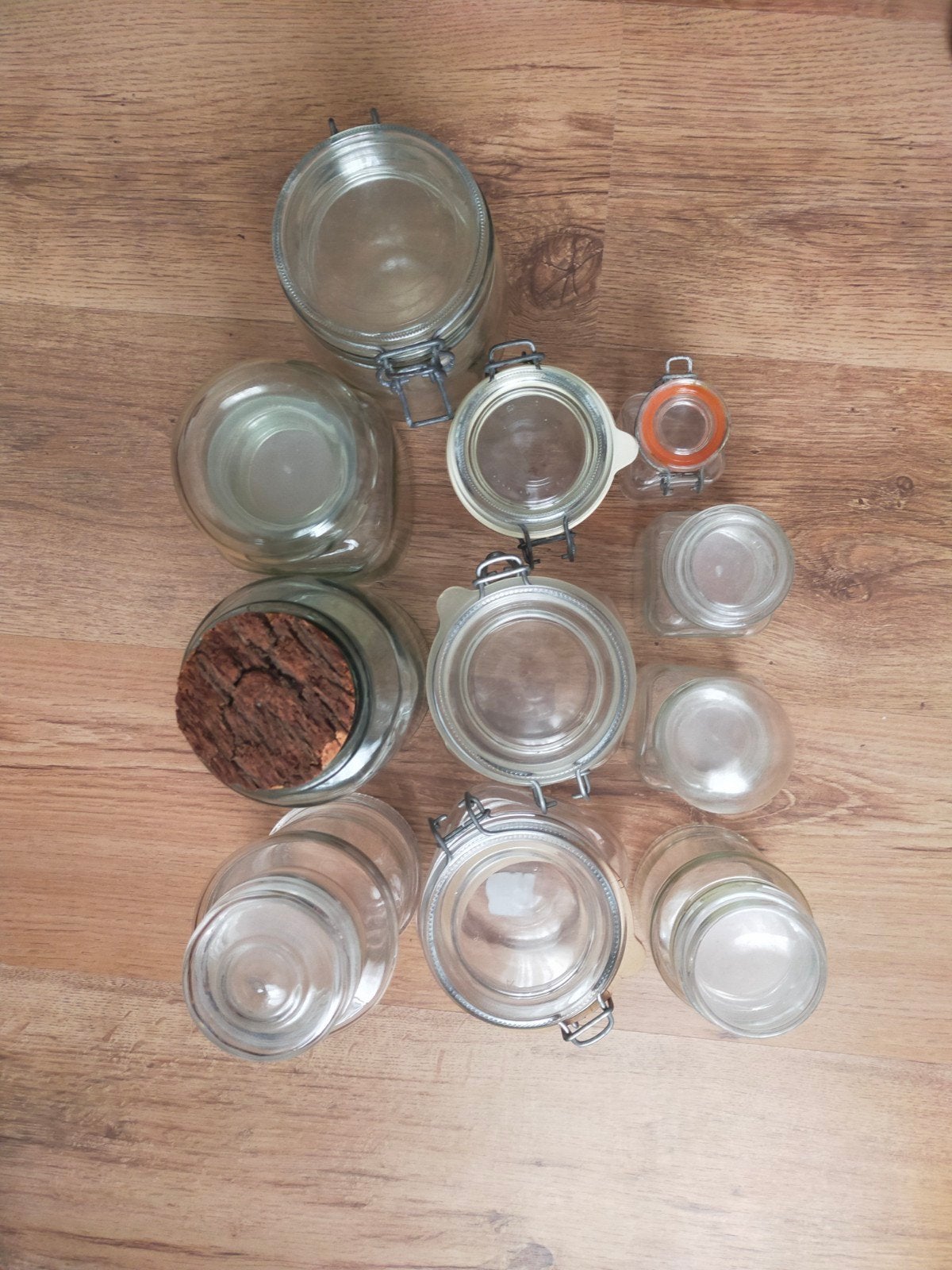 Set van 11 wekpotten met deksel en 3 extra deksel, Huis en Inrichting, Ophalen, Pot, Bus of Blik, Met deksel, Overige merken