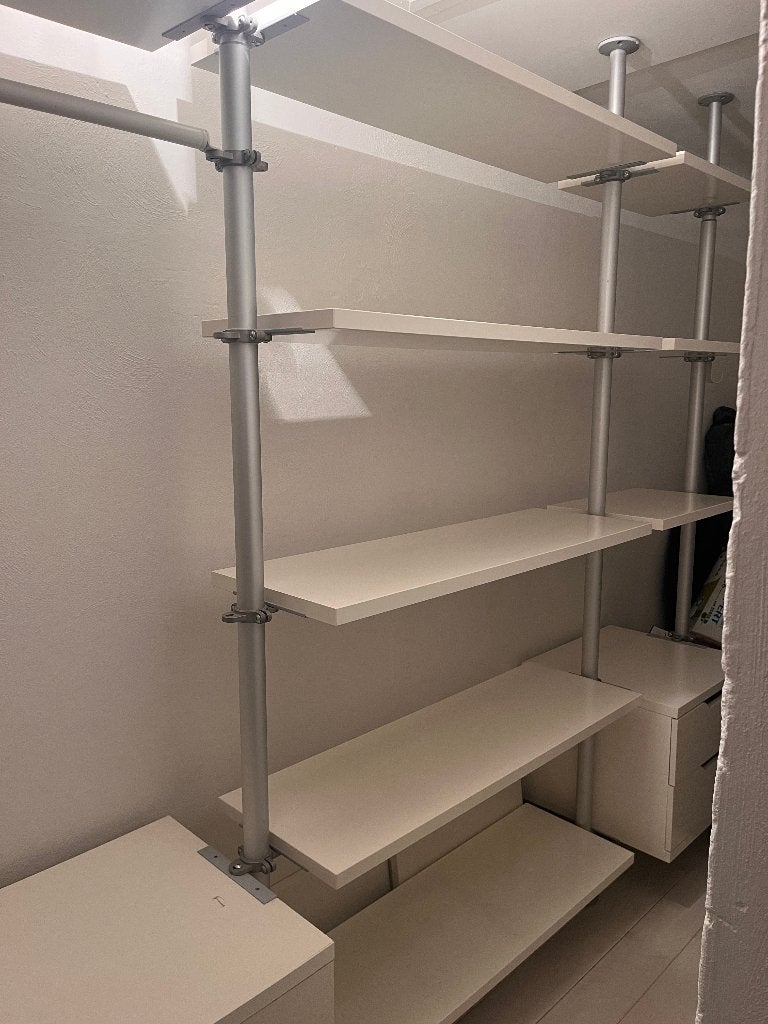 IKEA STOLMEN kledingkast / inloopkast – 290 cm, Ophalen, Overige materialen, Met lade(s), Gebruikt