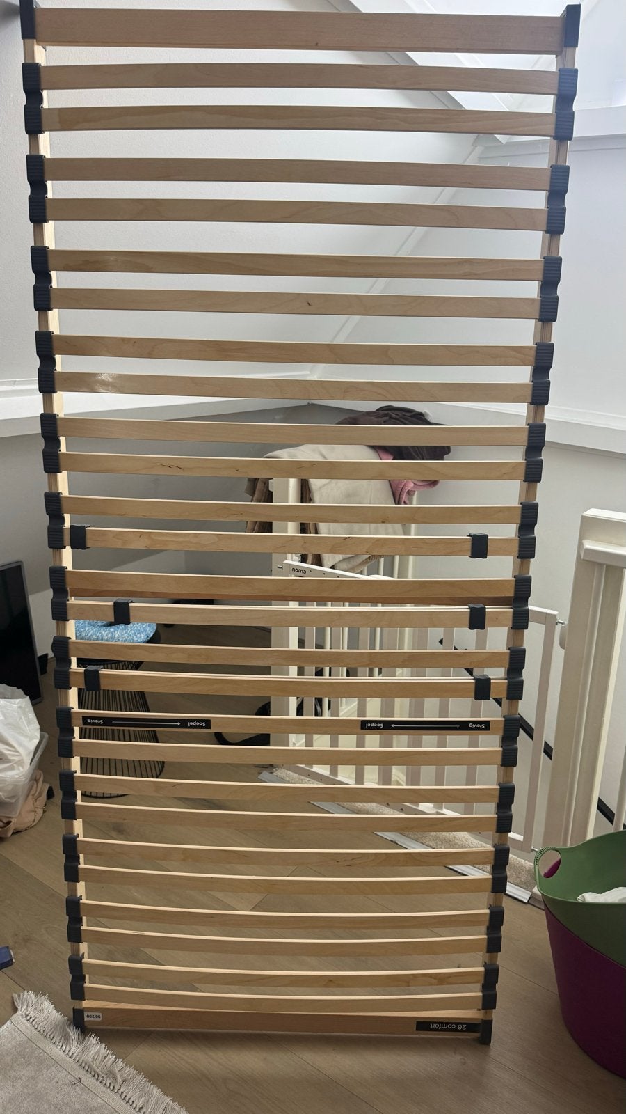Lattenbodem 90x200 cm - Zo goed als nieuw, Huis en Inrichting, Slaapkamer | Matrassen en Bedbodems, Ophalen, 90 cm, Eenpersoons