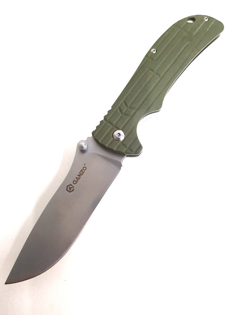 Ganzo G723 Camping Sport Outdoor Zakmes groen, Ophalen of Verzenden, Nieuw
