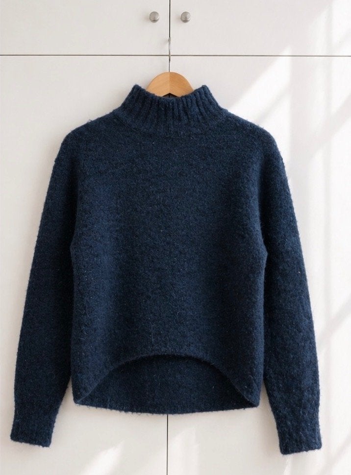 H&M prachtige  blauwe lange trui maat S Nieuw, Kleding | Dames, Truien en Vesten, H&M, Blauw, Nieuw, Ophalen of Verzenden