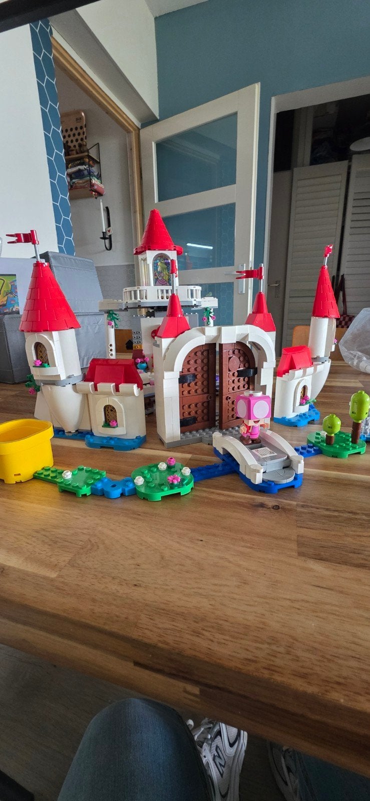 Lego Mario en Peach Kasteel - Zo goed als nieuw, Ophalen of Verzenden