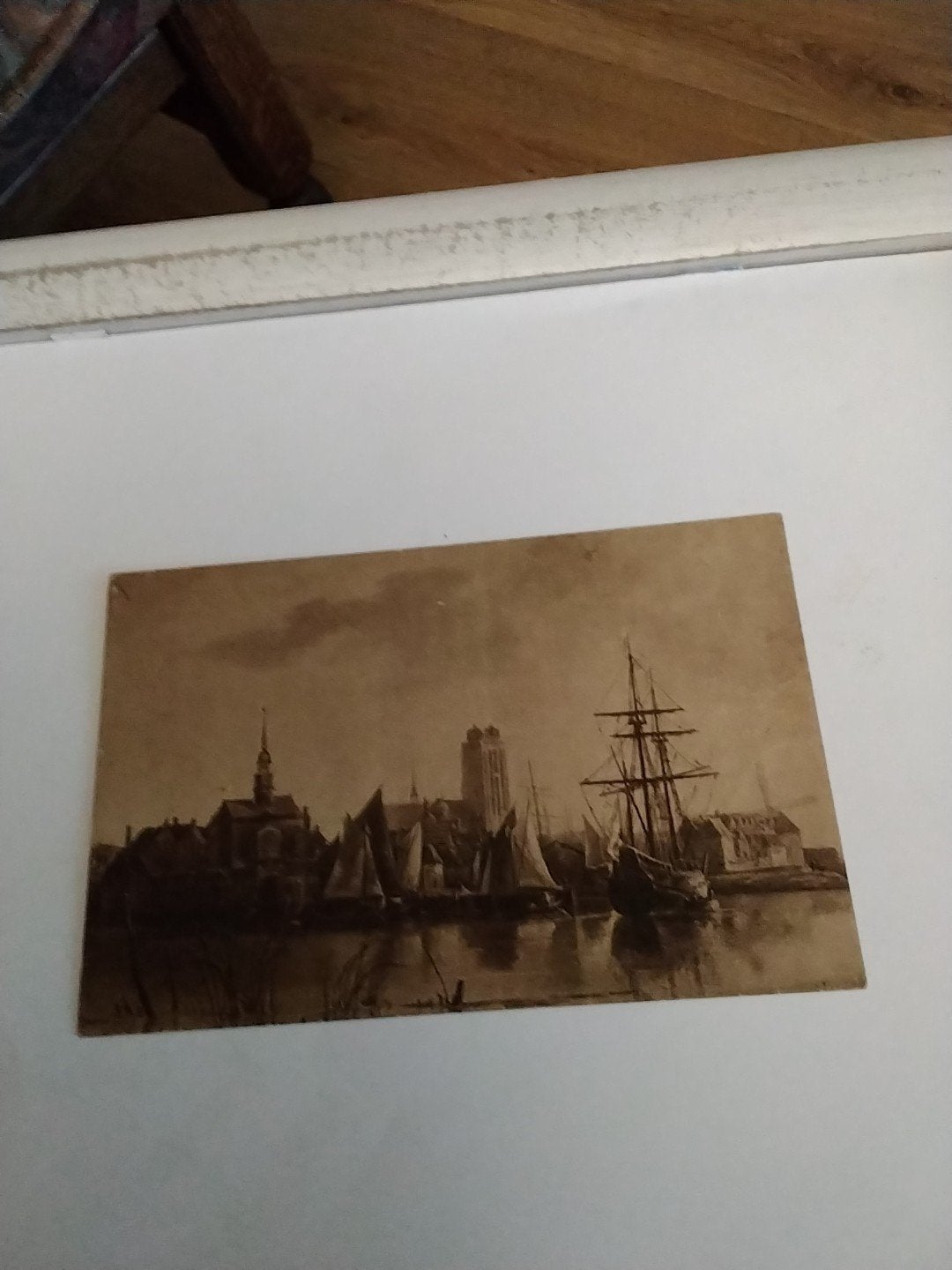 ALBERT CUYP. GEZICHT OP DORDRECHT, Ophalen of Verzenden, Voor 1920, Zuid-Holland