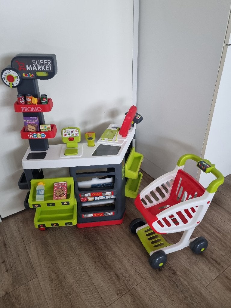 Smobywinkel met winkelwagen, Ophalen, Gebruikt, Jongen of Meisje