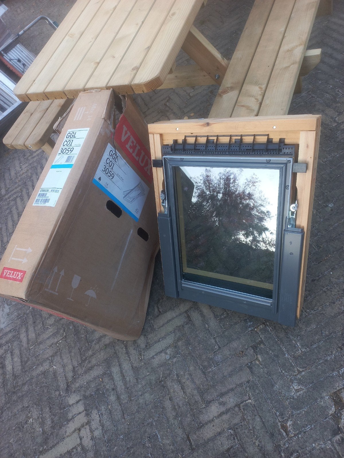 velux dakvenster ggl C01 3059, Doe-het-zelf en Verbouw, Glas en Ramen, Ophalen of Verzenden, Nieuw, Minder dan 80 cm, Dakraam