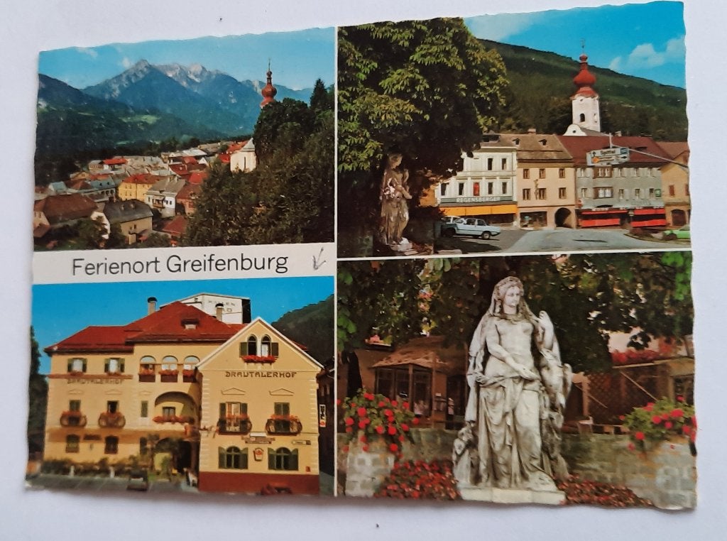 kaart Greifenburg oostenrijk, Ophalen of Verzenden, 1980 tot heden, Gelopen, Oostenrijk
