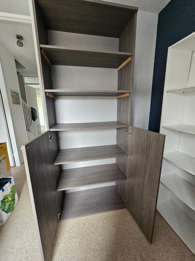 Boekenkast met deuren, Ophalen, Gebruikt, 50 tot 100 cm, 150 tot 200 cm