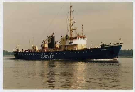 scheepvaart-foto-antares-ex loodswezen-3x-N1, Ophalen of Verzenden, Zo goed als nieuw, Motorboot, Boek of Tijdschrift