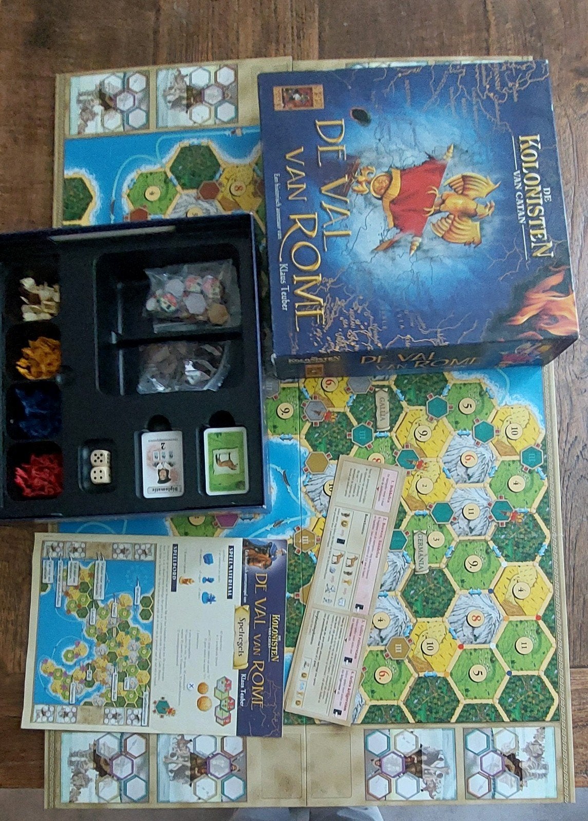 De Kolonisten van Catan, D3 Val van Rome, Drie of vier spelers, Ophalen of Verzenden, Gebruikt