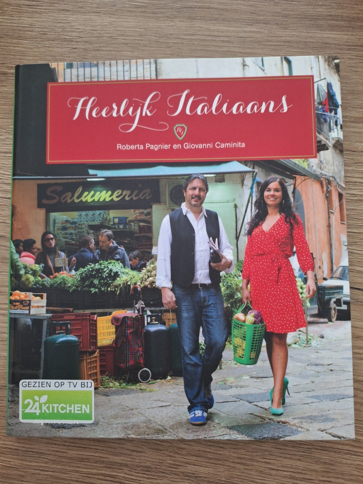 Heerlijk Italiaans kookboek, Boeken, Kookboeken, Italië, Roberta Pagnier en Giovanni Caminita, Hoofdgerechten, Ophalen of Verzenden