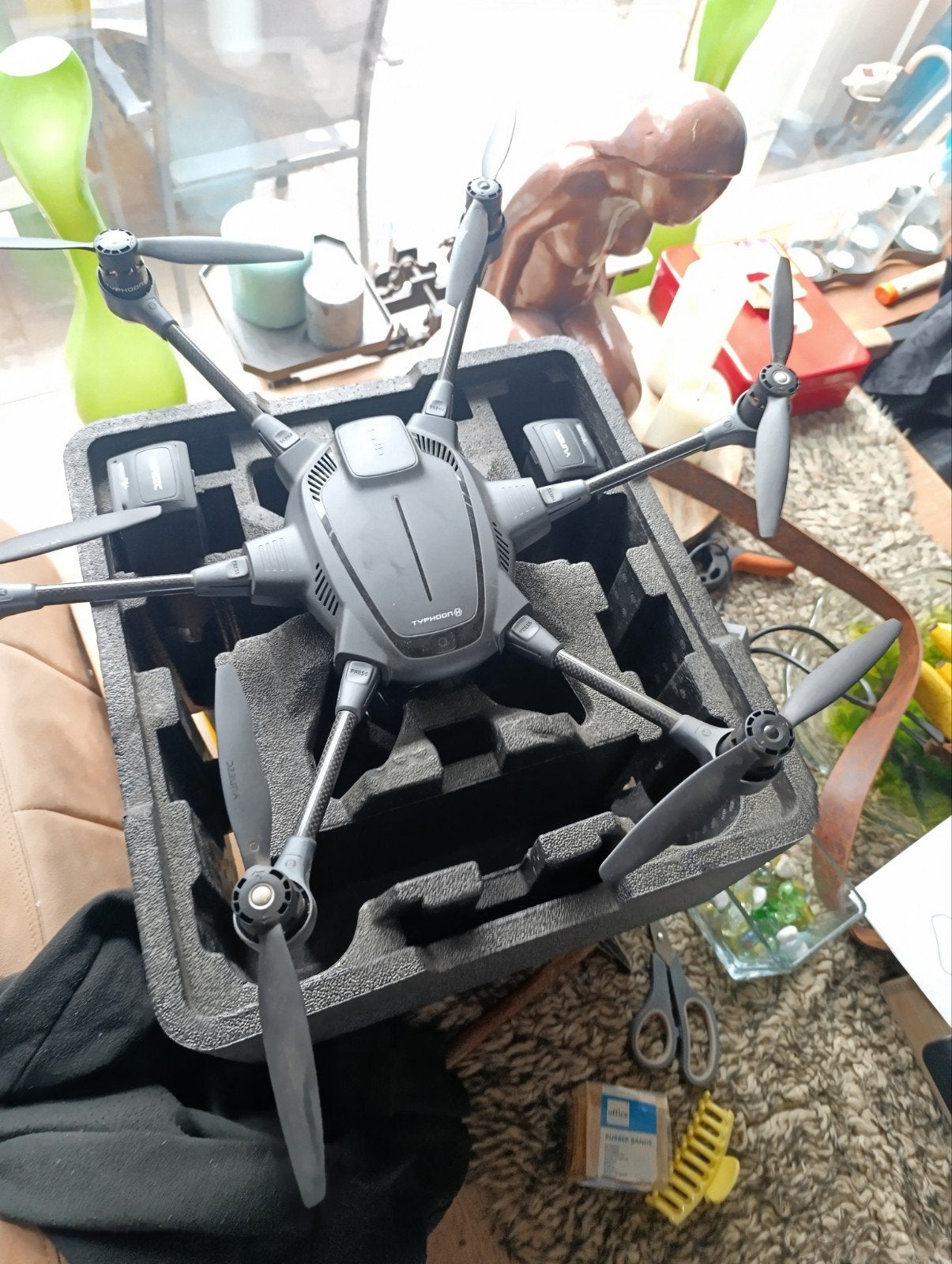 Yuneec Typhoon H Hexacopter 4K Drone  ST16S Afstandsbedie, Gebruikt, Yuneec, Professionele drone, Topkwaliteit