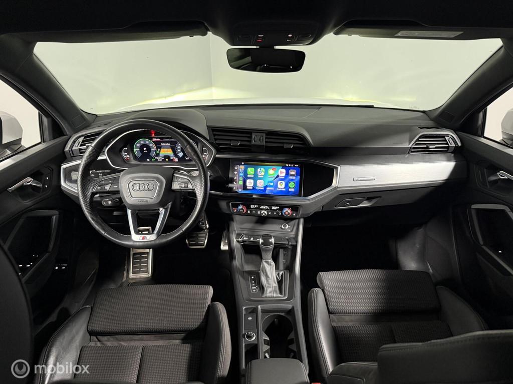 Audi Q3 45 TFSIe 2X S-LINE | APP CNNCT | AD. CRUISE, Auto's, Gebruikt, Leder en Stof, Wit, Hybride Elektrisch/Benzine