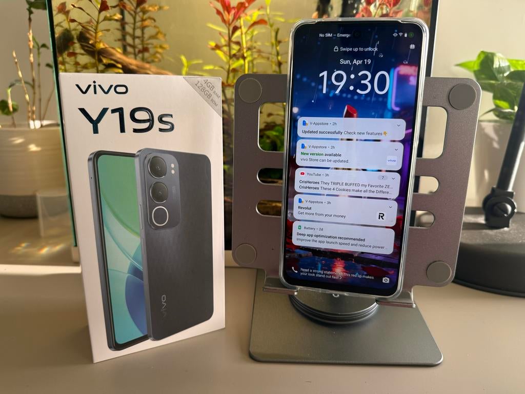 Vivo Y19s 128GB Lichtblauw - Zo goed als nieuw, Ophalen, Zo goed als nieuw, Zonder abonnement, Zonder simlock