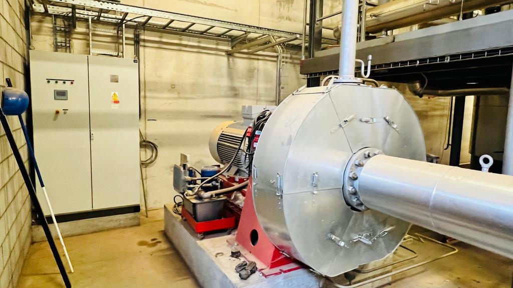 Stoomturbine 110kw (nieuw), Ophalen