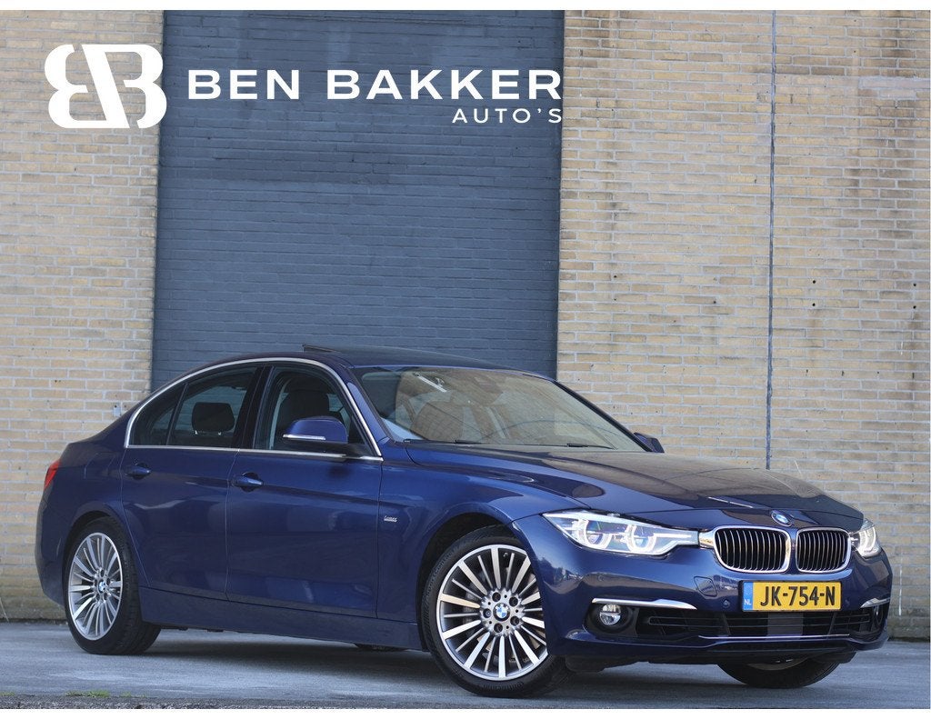 BMW 3-serie 340i Luxury Line 6-cilinder | HUD | ACC | Pano |, Auto's, BMW, Automaat, Blauw, Leder, Bedrijf