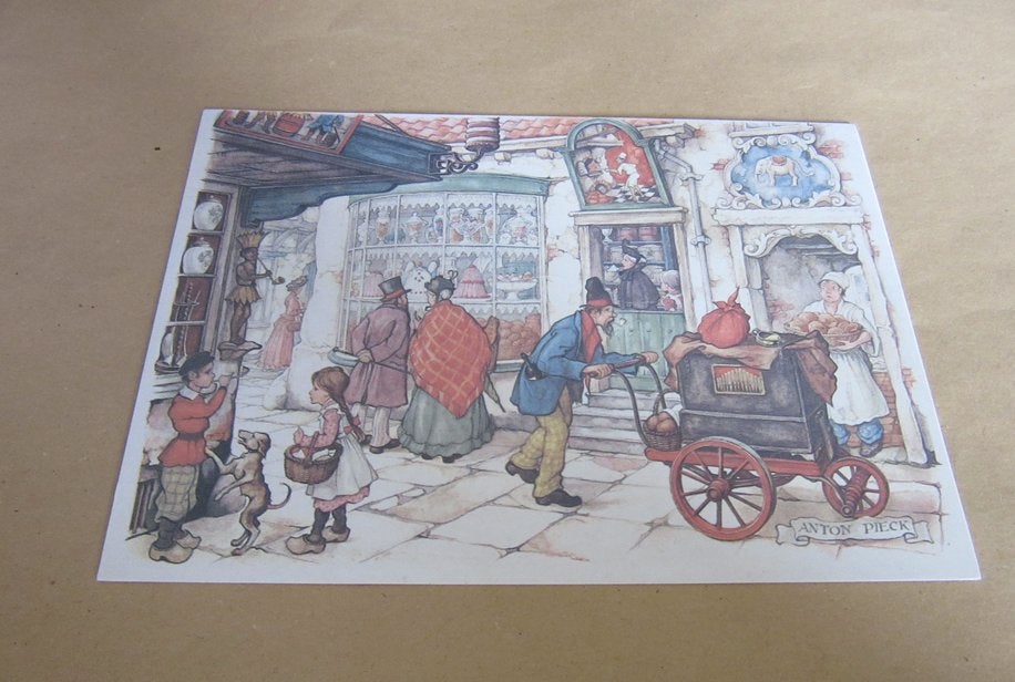 Anton Pieck ansichtkaart 18, Verzamelen, Verzenden, Nieuw, Overige typen