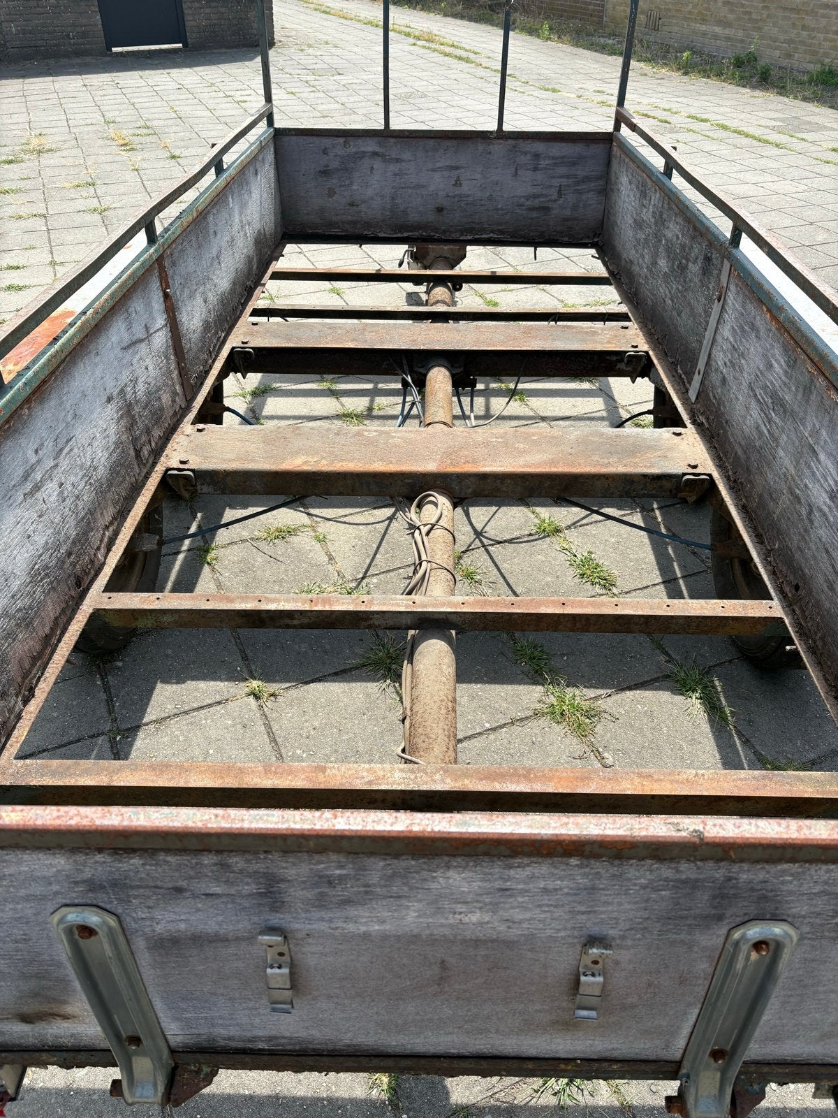 Opknapper aanhanger 304x124, 2x 2000kg assen, torsievering, Ophalen, Gebruikt