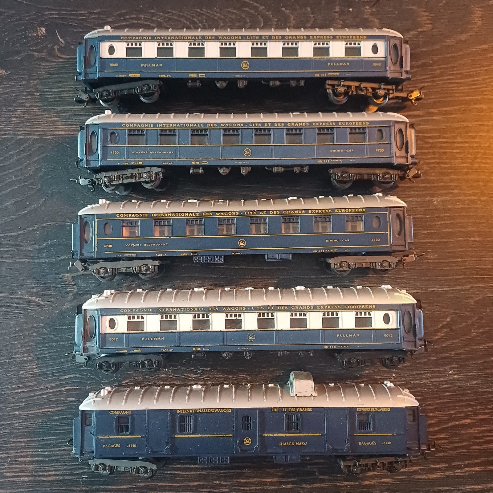 Lima Compagnie Internationale Wagons-Lits Treinwagons, Overige merken, Gebruikt, Gelijkstroom, Wagon