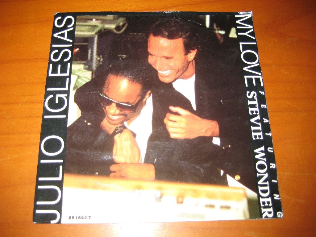 Julio Iglesias fest. Stevie Wonder: My Love, Cd's en Dvd's, Vinyl Singles, Ophalen of Verzenden, Zo goed als nieuw, Pop