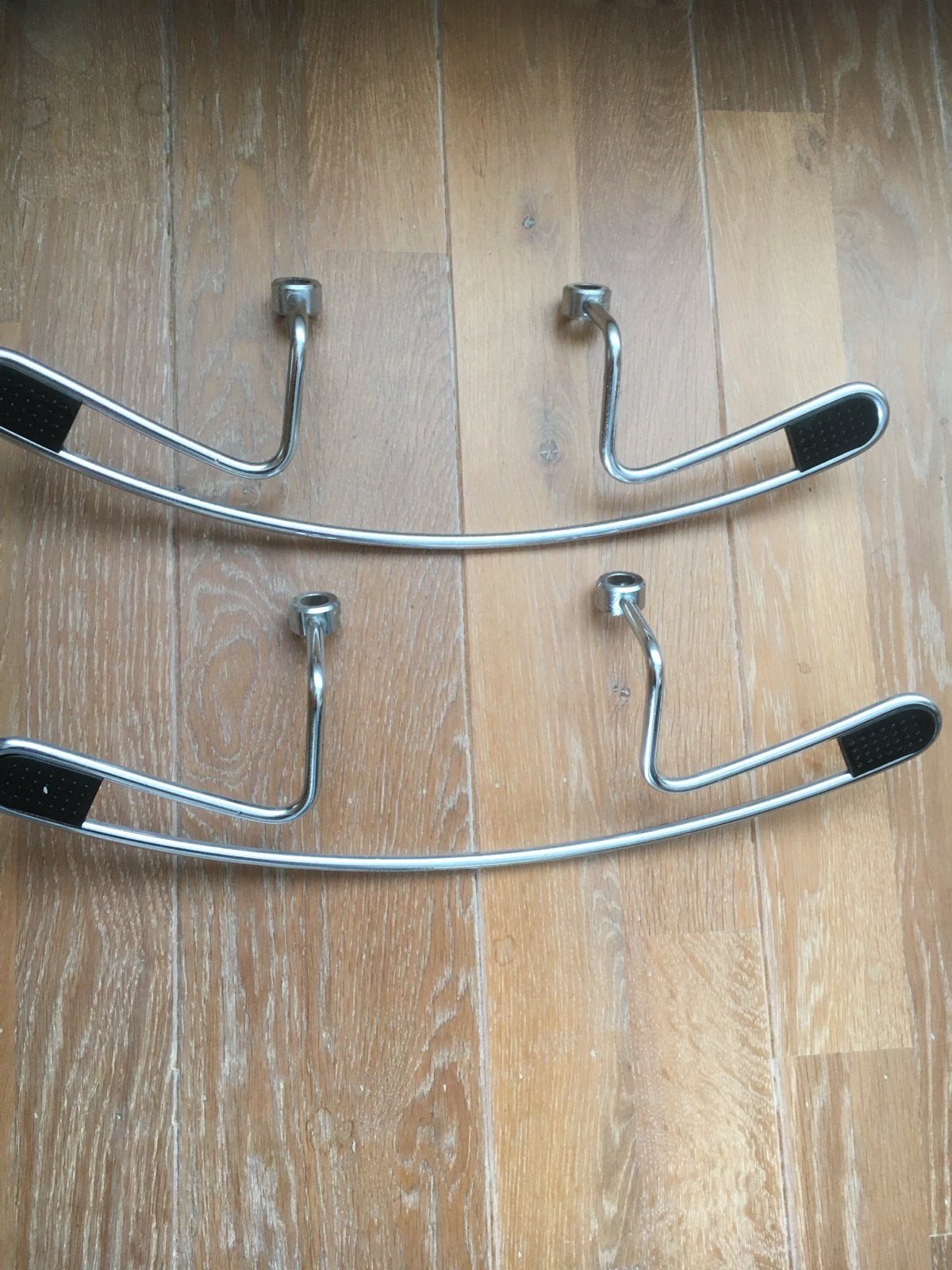 Set van 2 Auto Kleerhangers - Chroom, Ophalen of Verzenden, Gebruikt