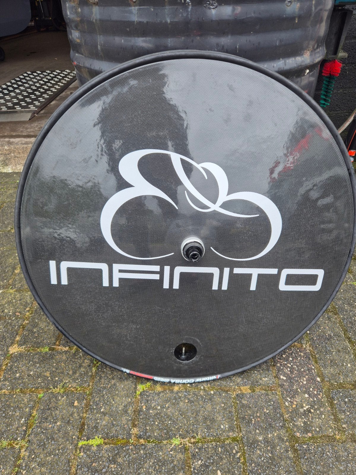 Infinito Dicht wiel / disc Carbon Race/Tijdritfiets, Wiel, Gebruikt, Infinito, Racefiets