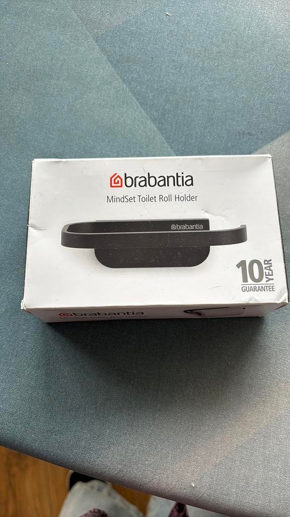 Brabantia MindSet toiletrolhouder, Ophalen of Verzenden, Nieuw, Zwart, Overige typen