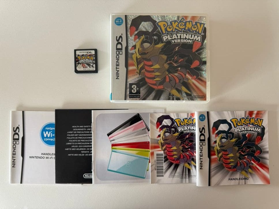 Pokémon Platinum DS - Nieuwstaat & Compleet, 1 speler, Ophalen of Verzenden, Zo goed als nieuw, Role Playing Game (Rpg)