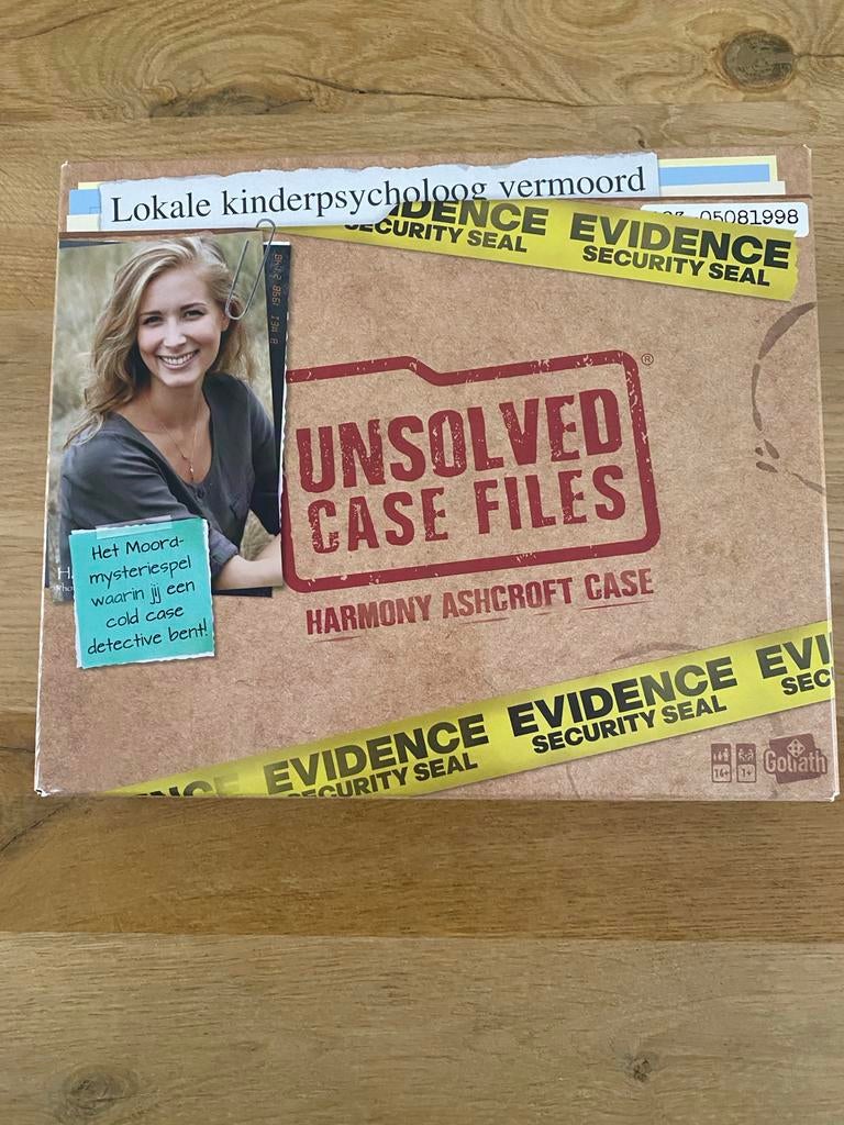 Moordspel Unsolved Case Files: Harmony Ashcroft Case, Hobby en Vrije tijd, Gezelschapsspellen | Bordspellen, Drie of vier spelers