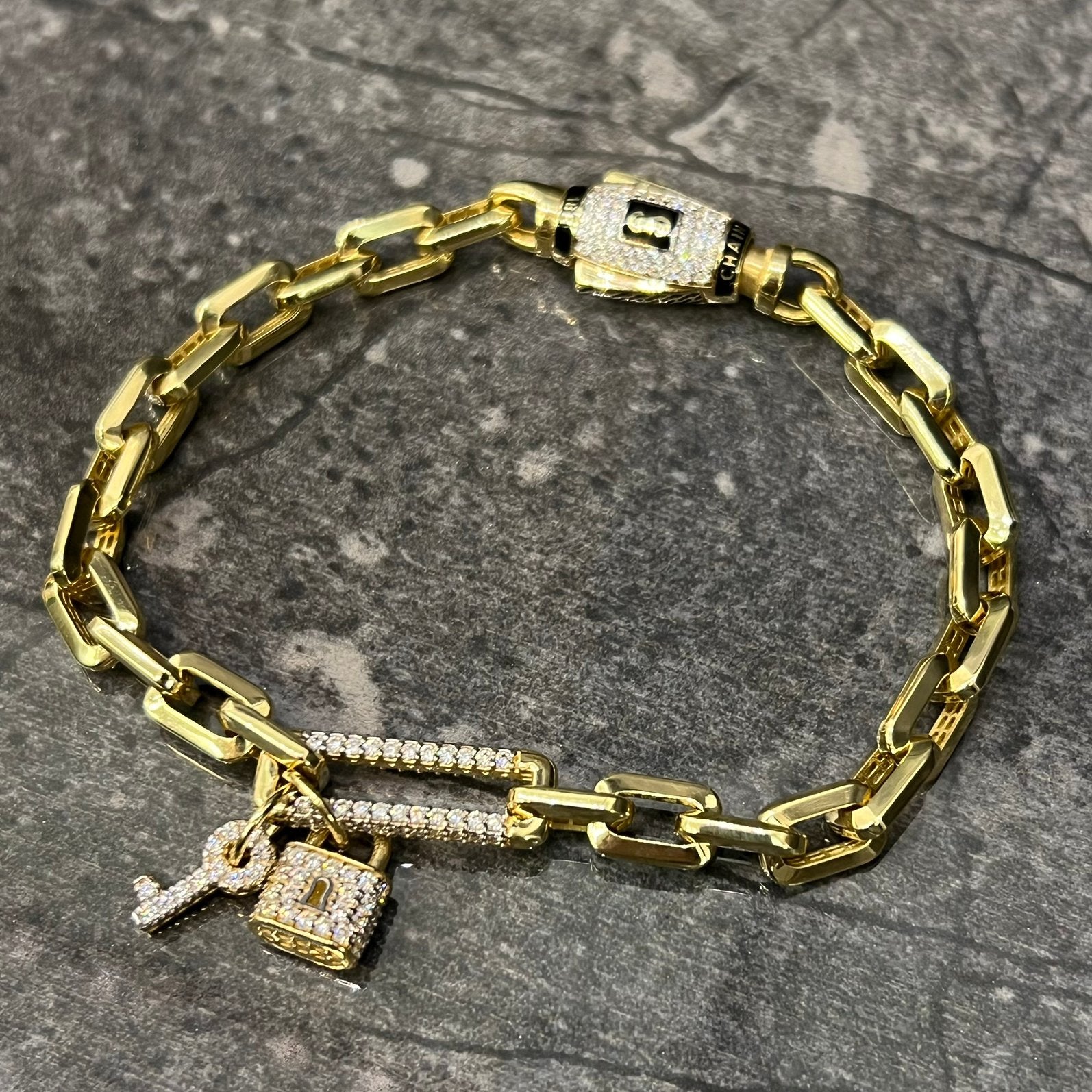 18k gouden armband prachtig model nieuw, Ophalen of Verzenden, Nieuw, Goud