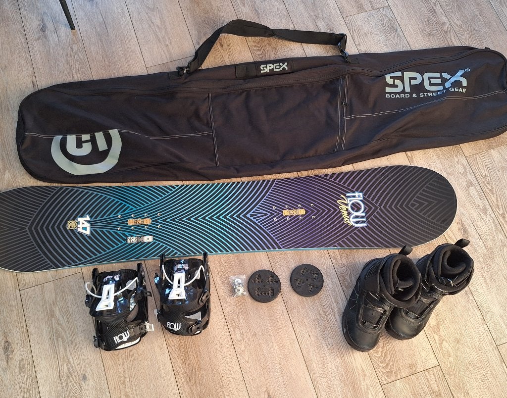 Snowboard Flow Venus 147-snowboardschoenen maat 38-bindingen, Ophalen, Gebruikt, Board
