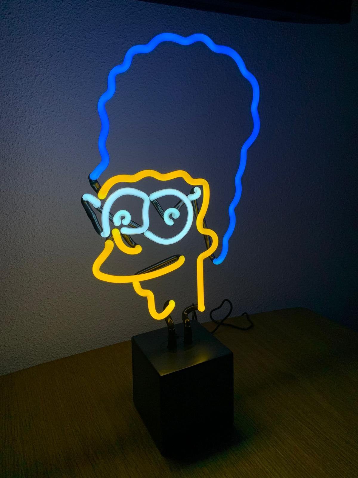 Echte Neon Marge Simpson Lamp – 45 cm – Glas Neon, Ophalen of Verzenden, Nieuw, Lichtbak of (neon) lamp