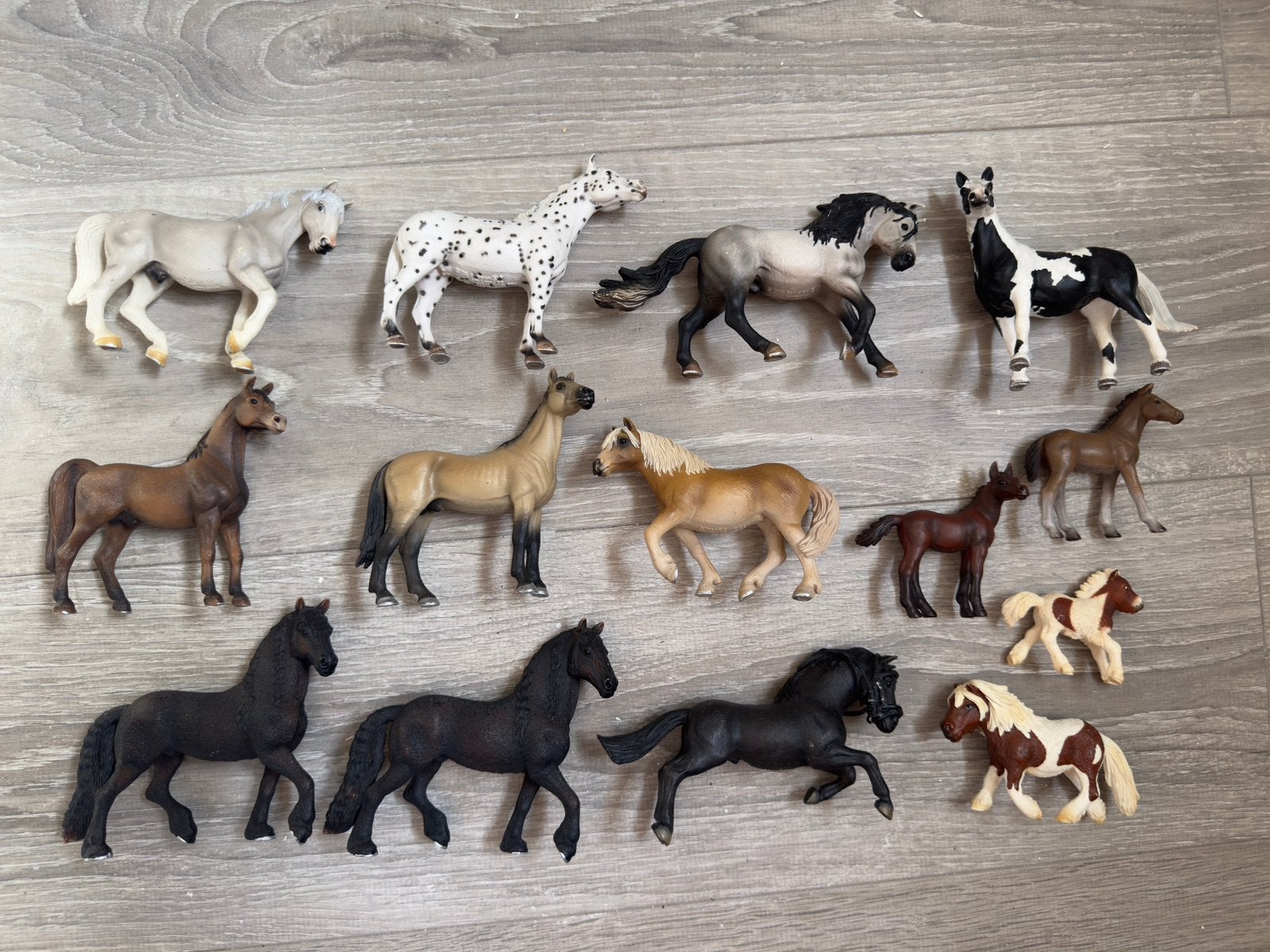 Sleigh paarden, paatrdenbeeldjes, Ophalen of Verzenden, Zo goed als nieuw, Paard, Beeldje of Figuurtje