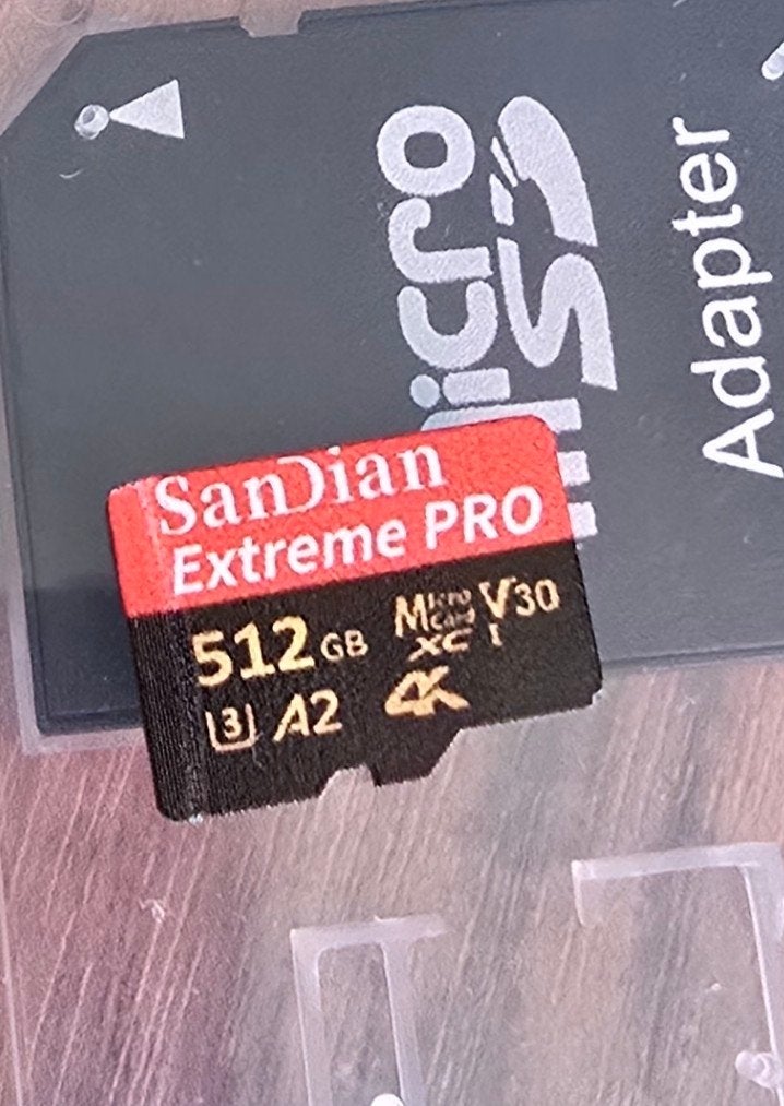 SanDisk Extreme PRO microSDXC 512GB 4K A2 V30, Ophalen of Verzenden, Nieuw, Fotocamera, 512 GB