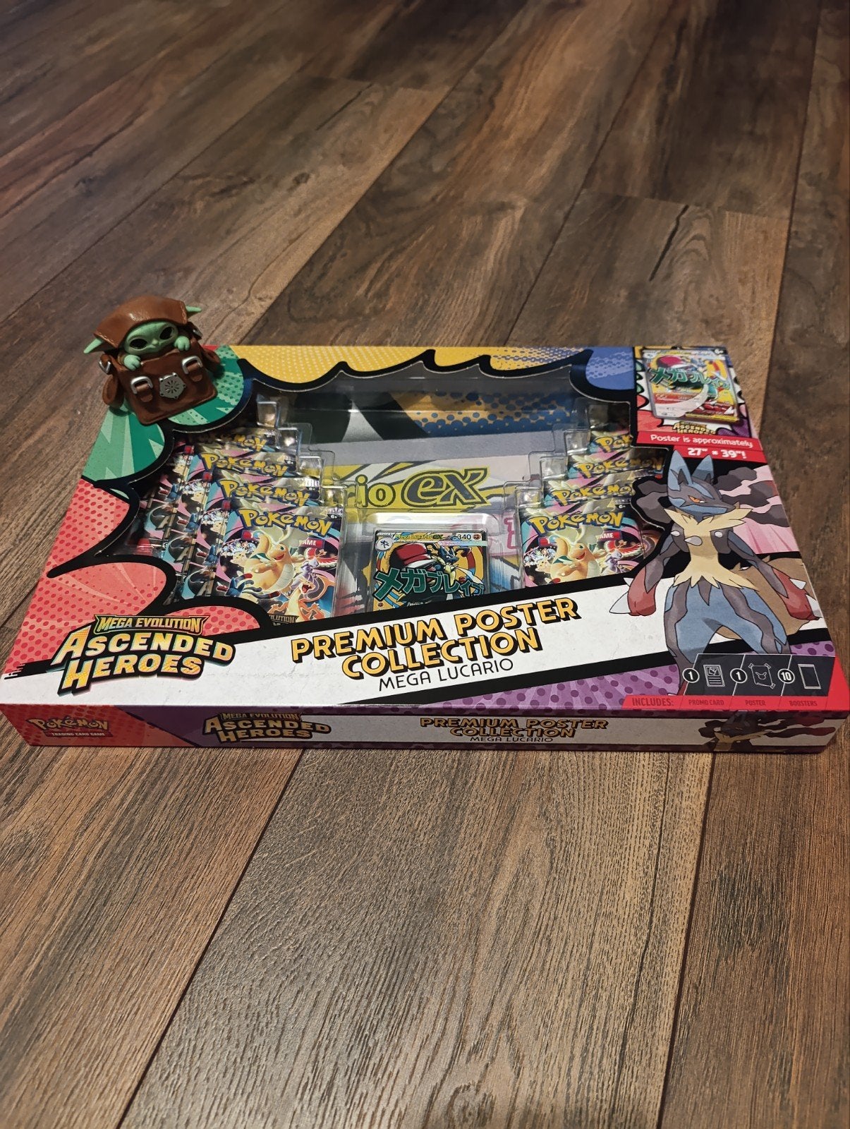 Pokémon Mega Lucario ex Poster Collection Sealed 10 Booster, Boeken, Ophalen of Verzenden