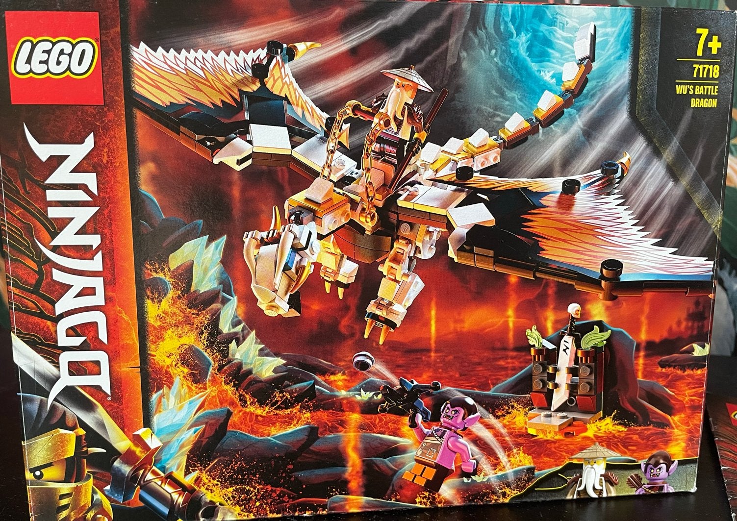 Lego Ninjago 71718 Wu's Battle Dragon, Lego, Ophalen of Verzenden, Zo goed als nieuw, Ninjago