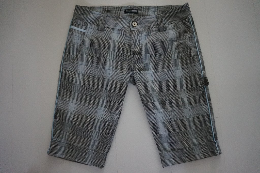 Golfjunkie bermuda short korte broek ruitbroek golf mt 31 M, Maat 48/50 (M), Ophalen of Verzenden, Zo goed als nieuw, Grijs
