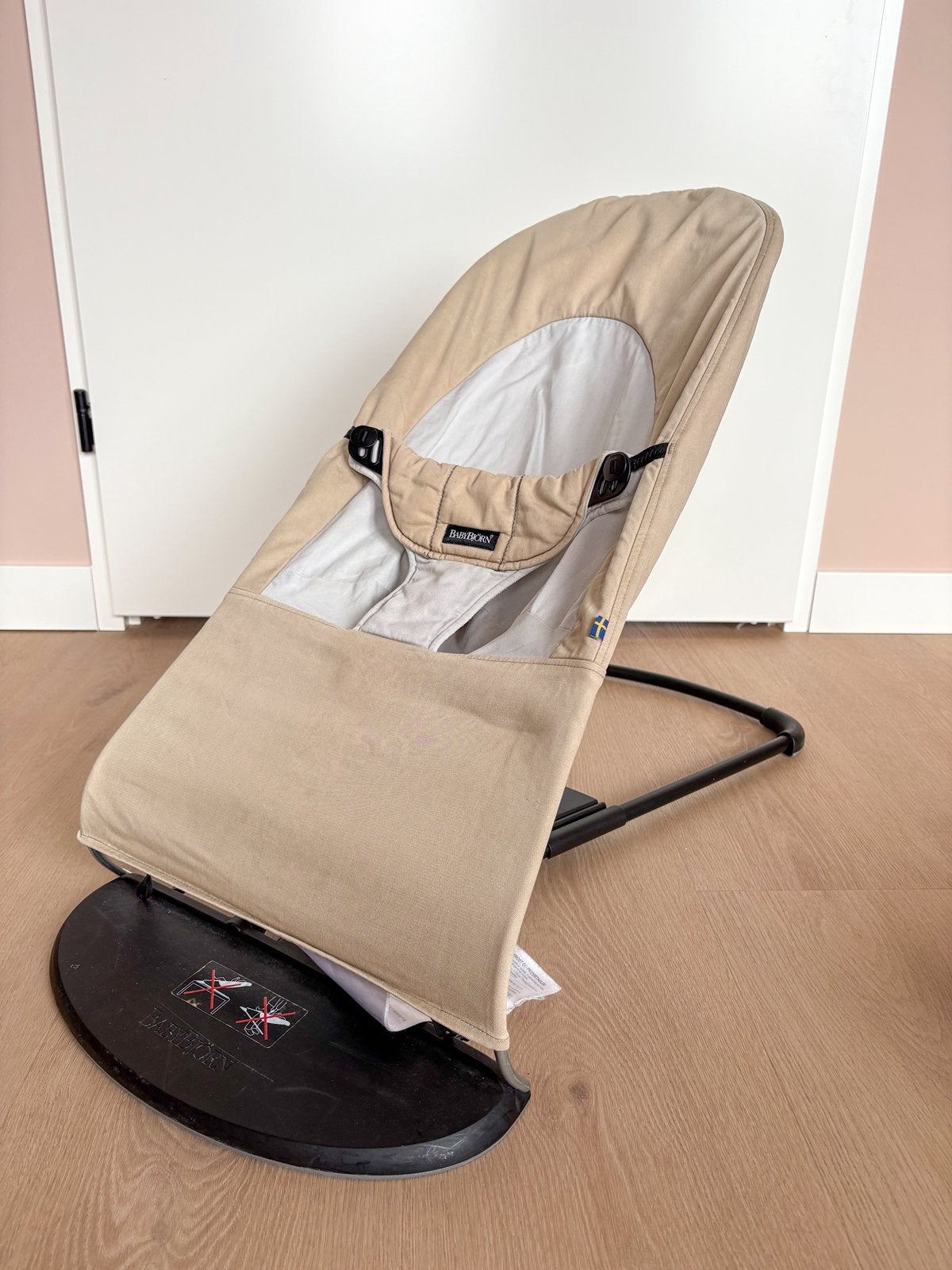BabyBjörn wipper hoes beige – gebruikt, Kinderen en Baby's, Wipstoeltjes, Ophalen of Verzenden, Gebruikt, Wipstoel