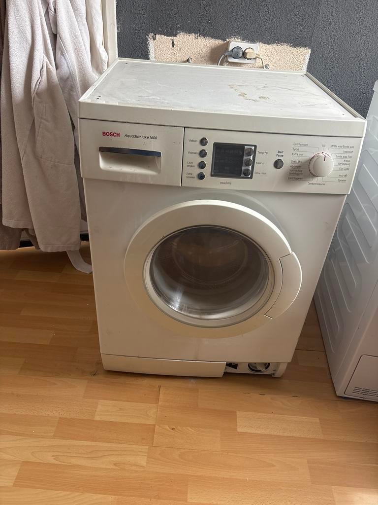 Bosch AquaStar luxe 1600 Wasmachine (defect), Ophalen, 6 tot 8 kg, 1600 toeren of meer, Voorlader
