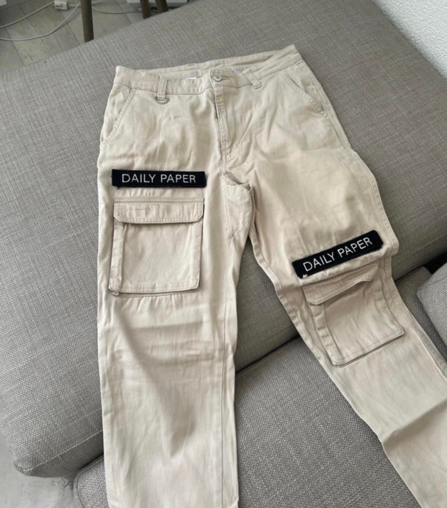 Daily paper broek maat s, Ophalen of Verzenden, Zo goed als nieuw, Zwart