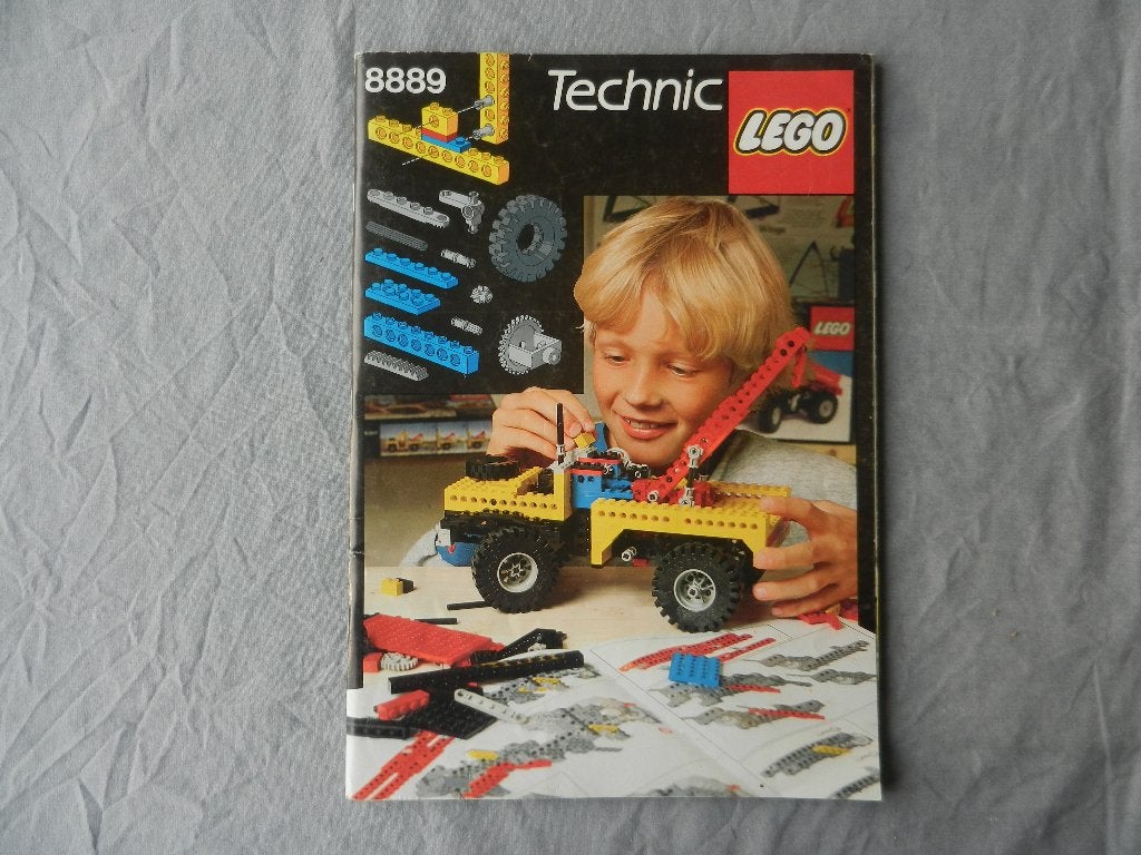 Lego Technic ideeën boek 8889 (uit 1984), Ophalen of Verzenden, Gebruikt