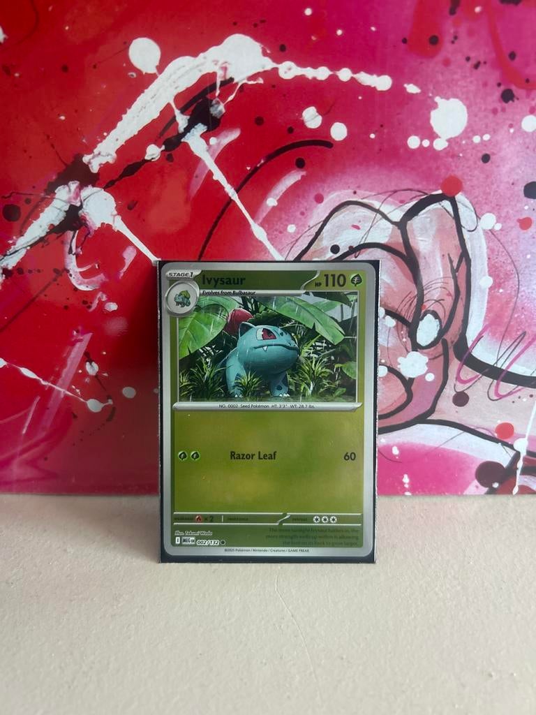 Pokémon kaart Ivysaur 002/132, Ophalen of Verzenden, Gebruikt, Losse kaart
