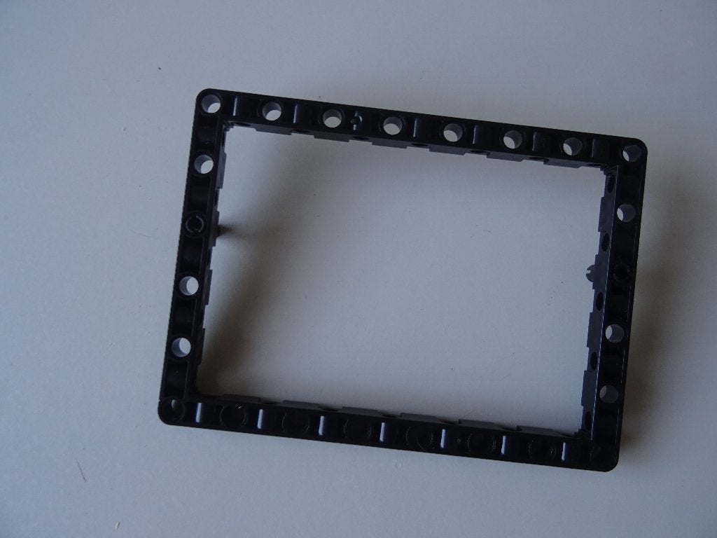 2 technic Lego frame 11x15 zwart, Lego, Ophalen of Verzenden, Zo goed als nieuw, Technic